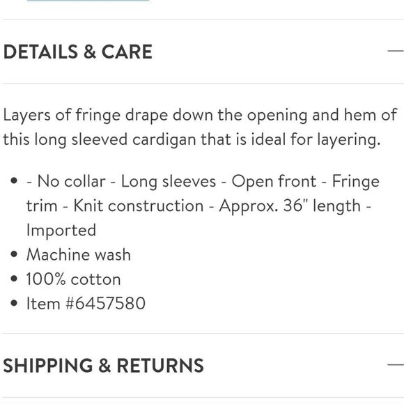 XCVI Dogwood lace trim Cardigan - Picture 5 of 5